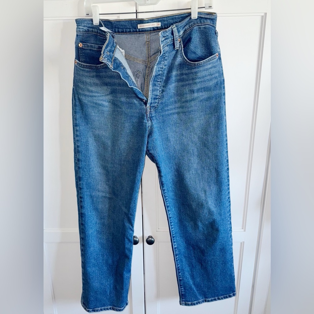 Levi's Women's High Rise Jeans - Blue - Picture 6 of 12